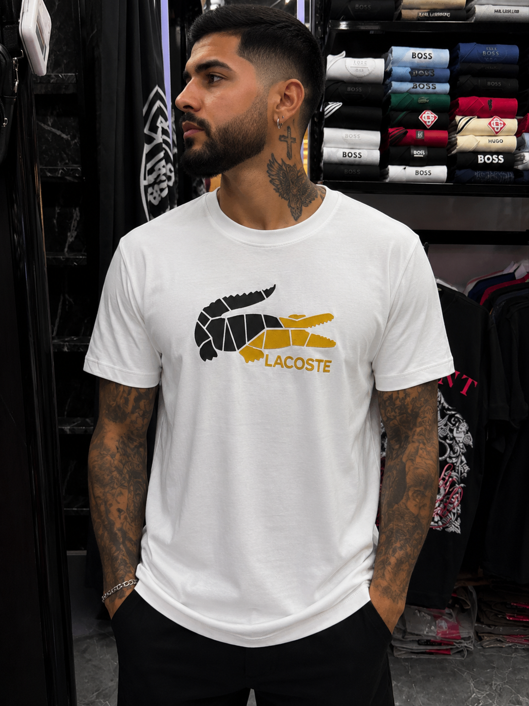CAMISETA LACOSTE  PERUANA
