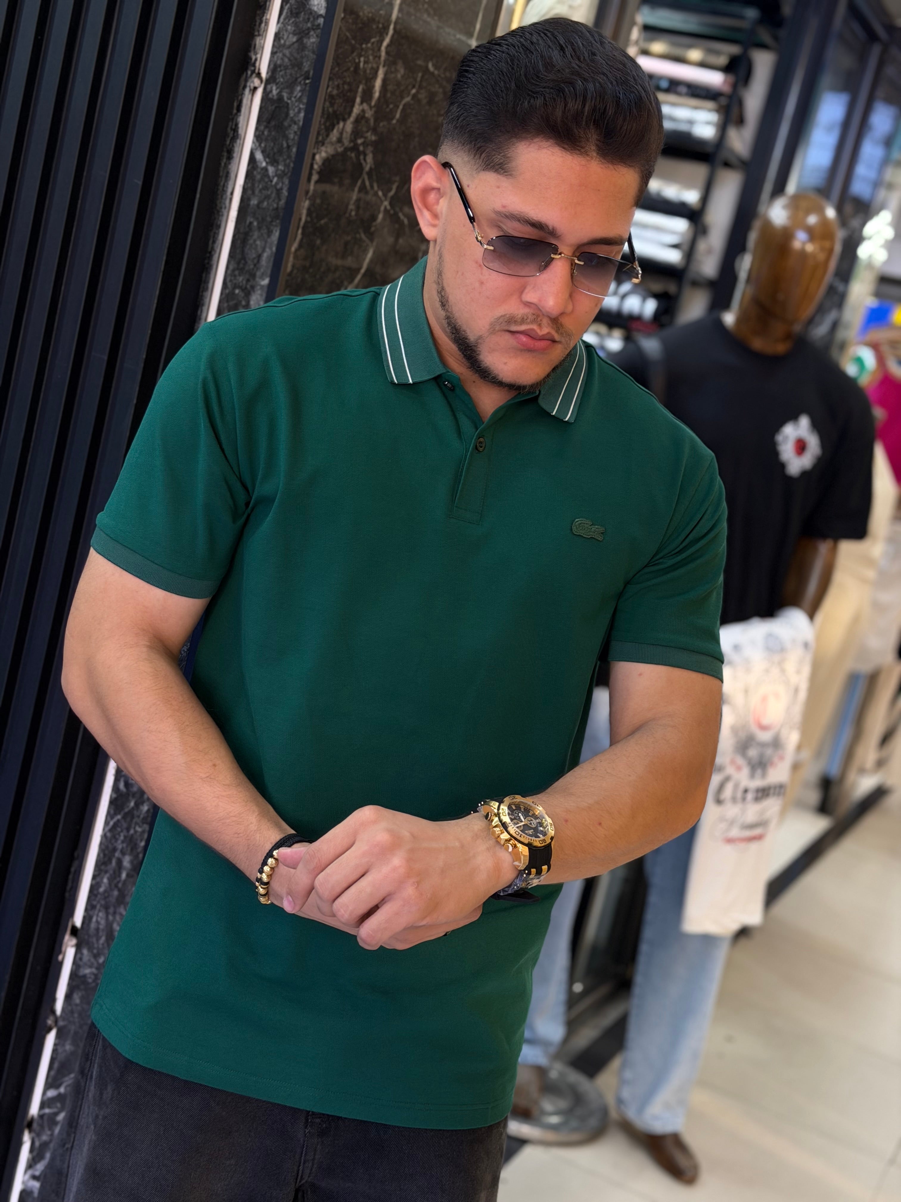 POLO LACOSTE  GREEN