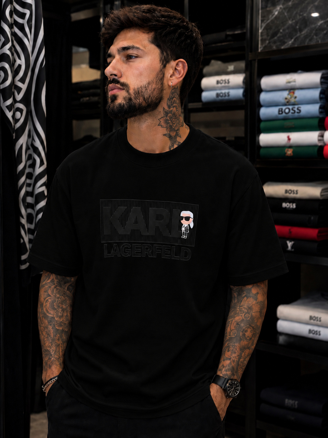 CAMISETA KARL LAGERFELD ALTO GRAMAJE