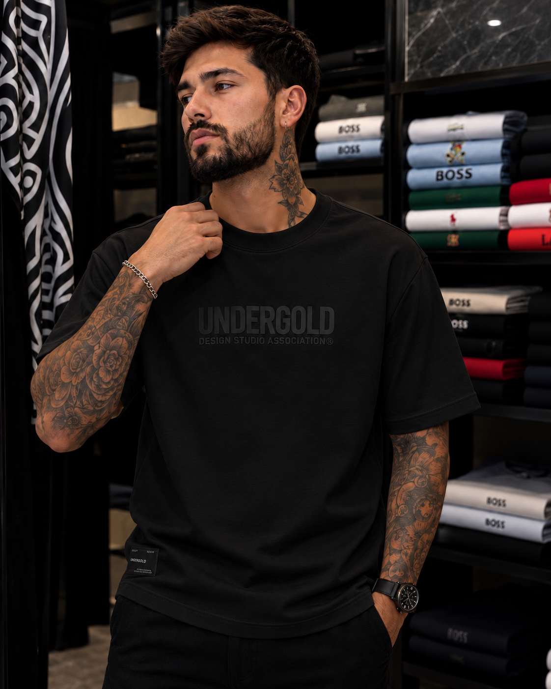 CAMISETA UNDERGOLD ALTO GRAMAJE VIRGEN