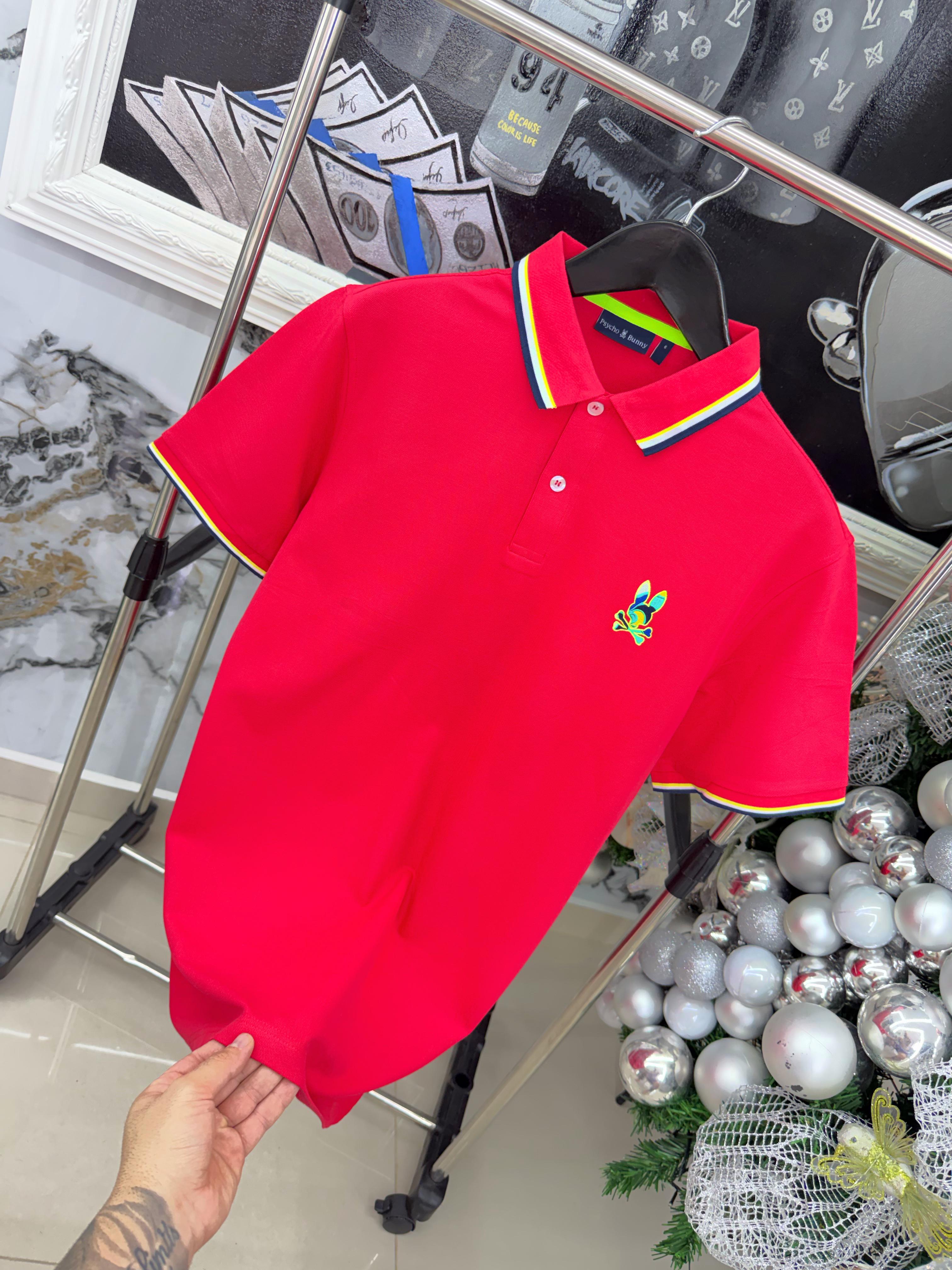 POLO PSYCHO BUNNY ROJO