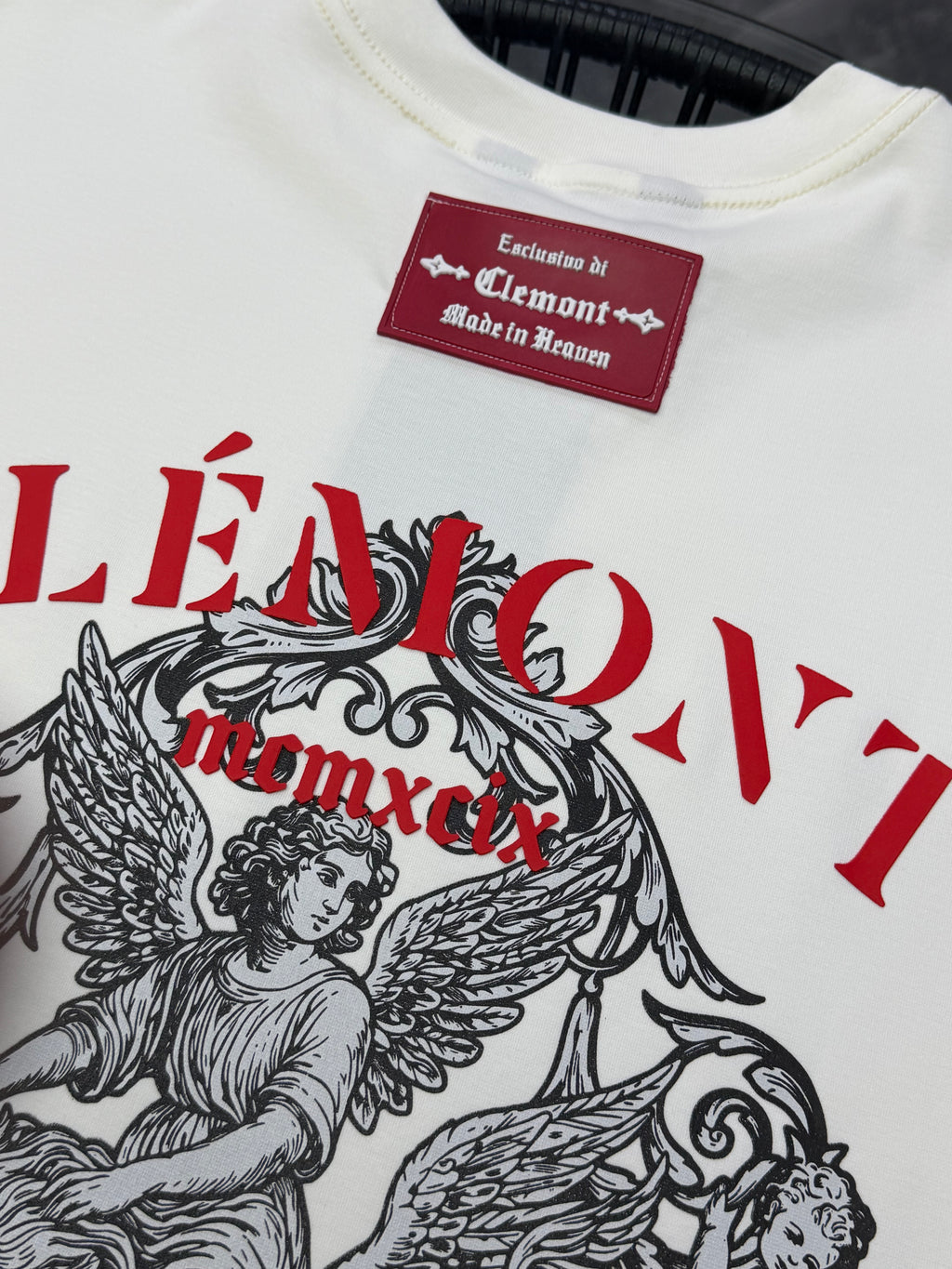 CAMISETA ALTO GRAMAJE CLEMONT ANGEL ROJO