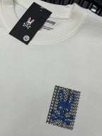 CAMISETA PYSCHO BUNNY LOGO AZUL