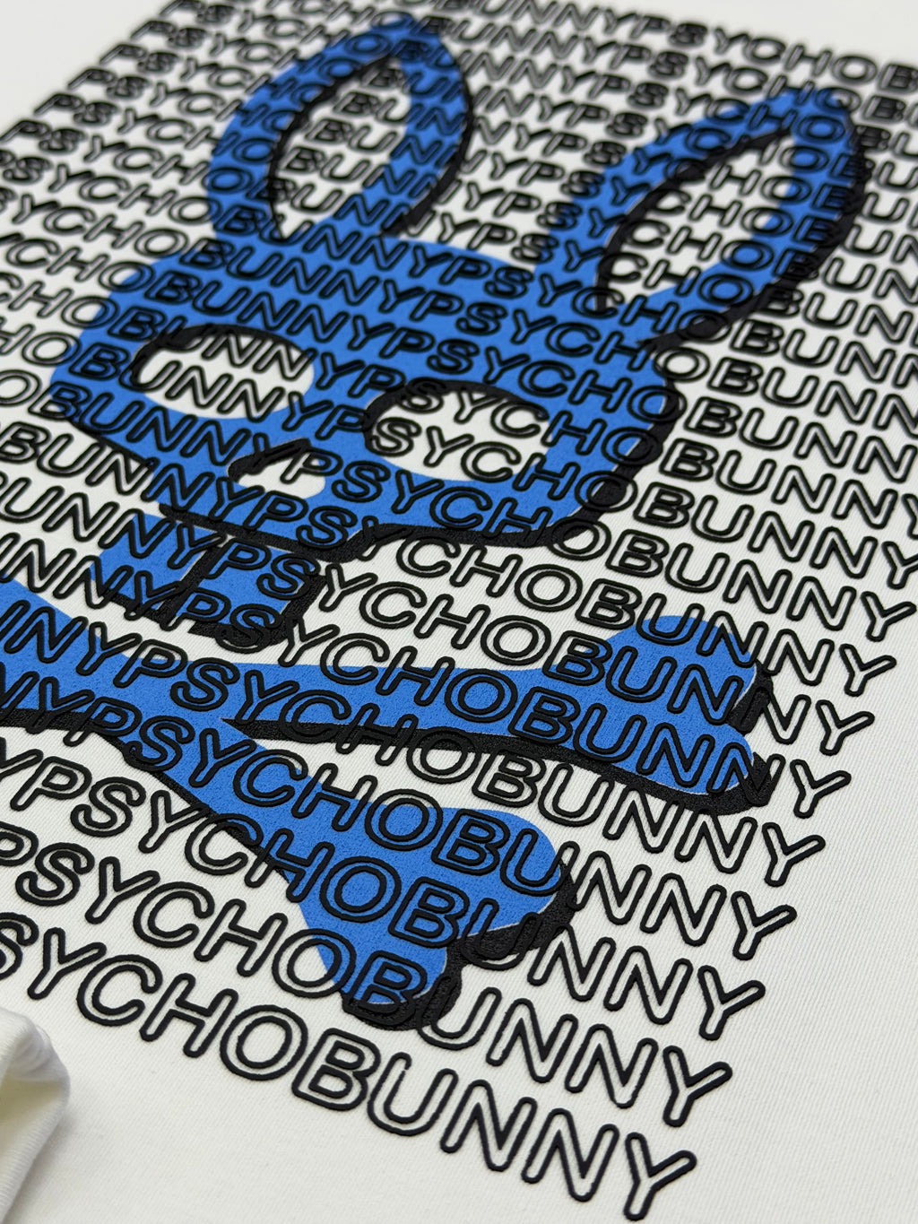 CAMISETA PYSCHO BUNNY LOGO AZUL