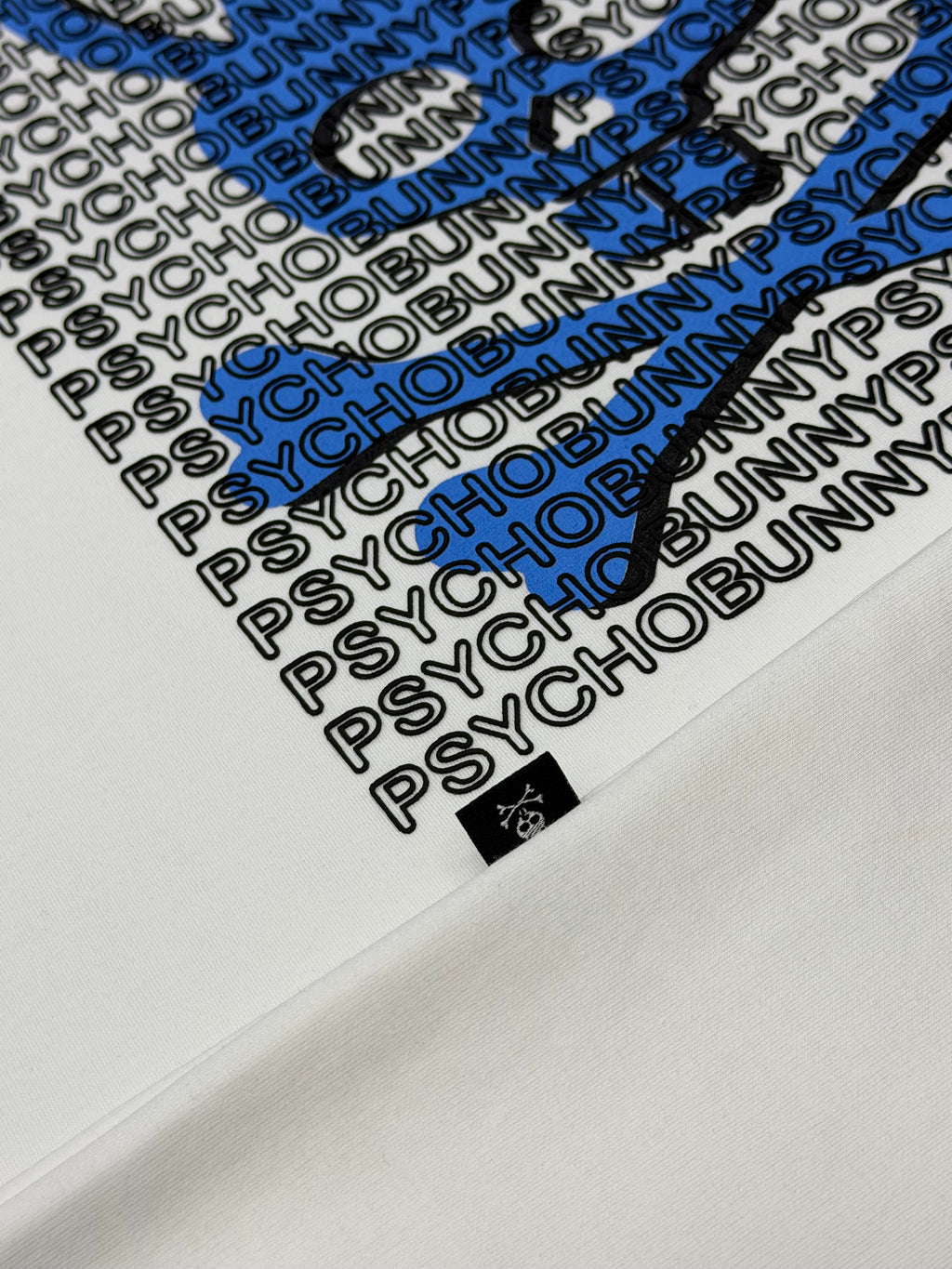 CAMISETA PYSCHO BUNNY LOGO AZUL
